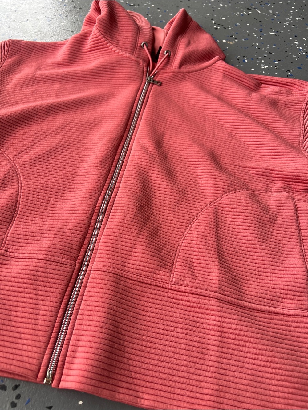 Dkny Rose Pink Full-Zip Hooded Sweatshirt - Picture 2 of 5